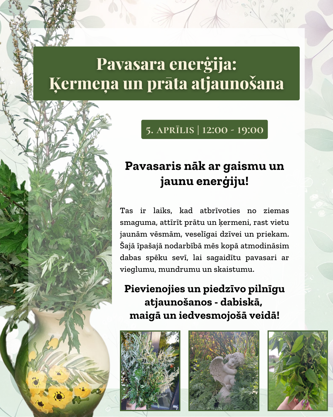 Pavasara enerija: Ķermeņa un prāta atjaunošana