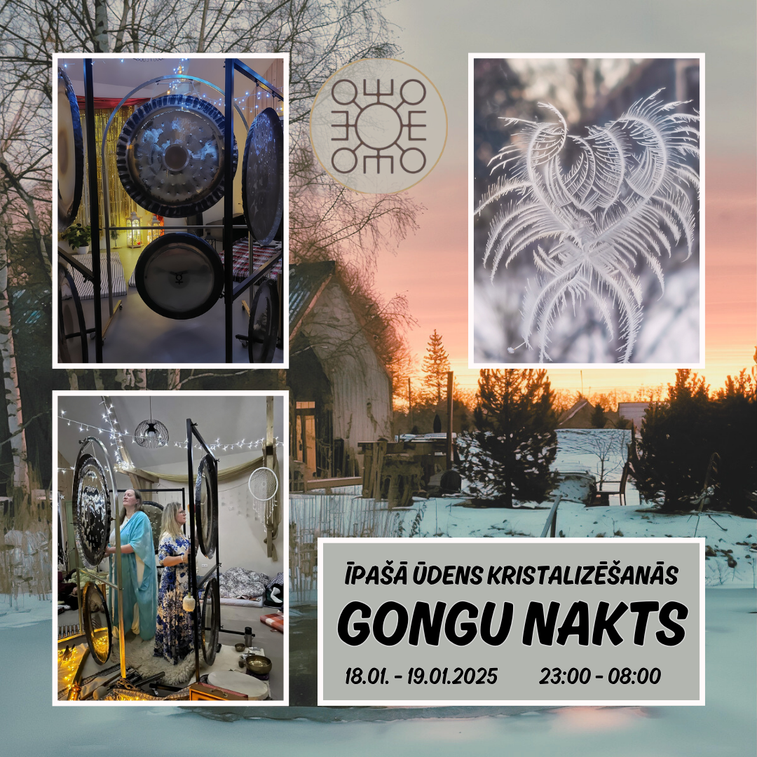 ĪPAŠĀ ŪDENS KRISTALIZĒŠANĀS GONGU NAKTS 18.01. - 19.01.2025