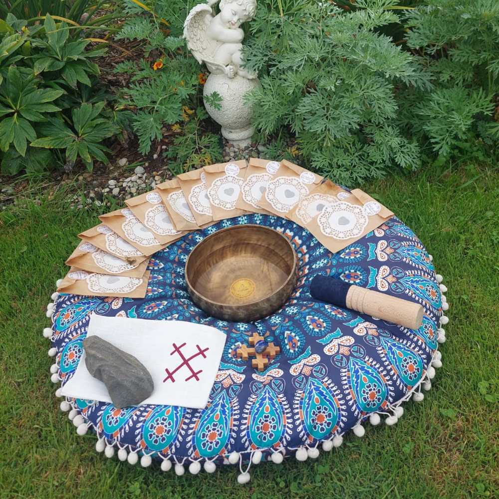 Grupas meditācija + meditācija ar dziedošajām bļodām (~60 min)