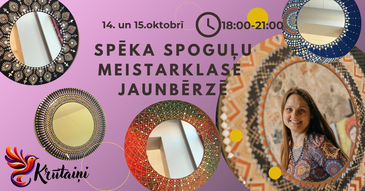 Spēka spoguļu meistarklase 14.10.2024-15.10.2024