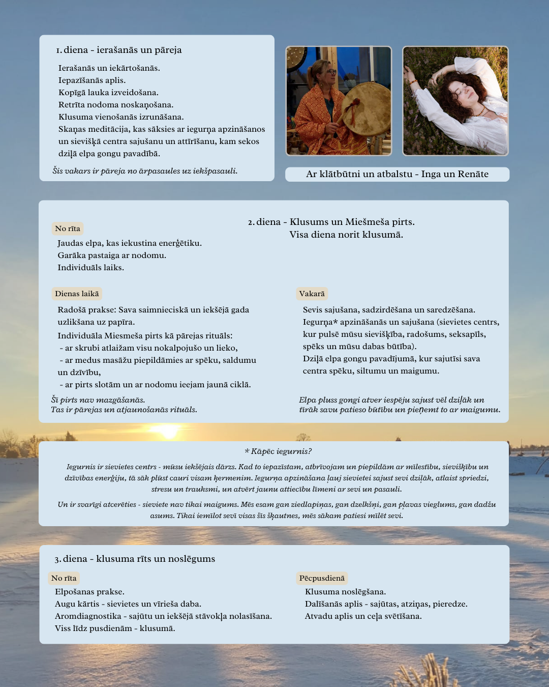 KLUSUMA METEŅI 06. - 08.02.2026